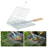 Folding Barbecue Grill Basket