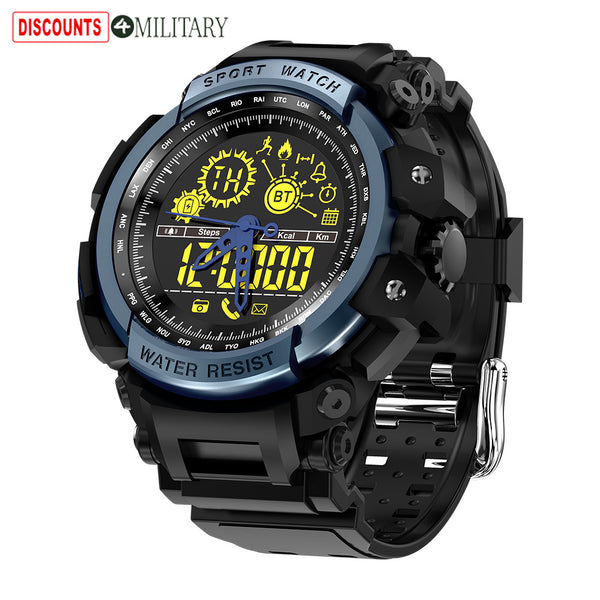 Smart-A-Tac Military Grade Smart Watch with IOS/Android App