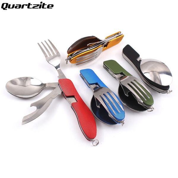 4 in 1 Multi-Function Folding Cutlery