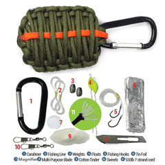 D4M Fishing Survival Kit components