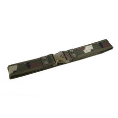 Tactical Military Belt woodland camo camouflage 