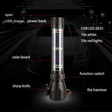 Solar Emergency Flashlight Multi-Tool